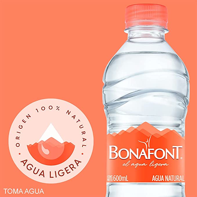 Agua bonafont 12600 ml. Drinks depot