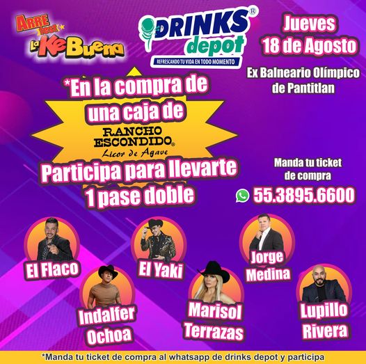 Drinks depot REFRESCANDO TU VIDA EN TODO MOMENTO