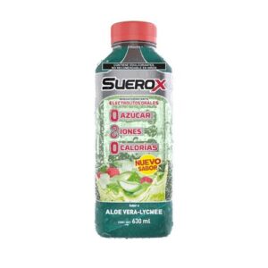 Suerox adulto aloe vera-lychee 12-630 ml