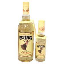 TEQUILA CABRITO REPOSADO 950 ML CON BOTELLA DE 250 ML